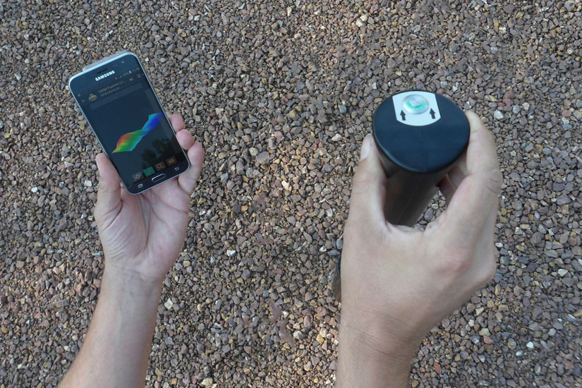 فيوجن لايت مع الهاتف الذكي